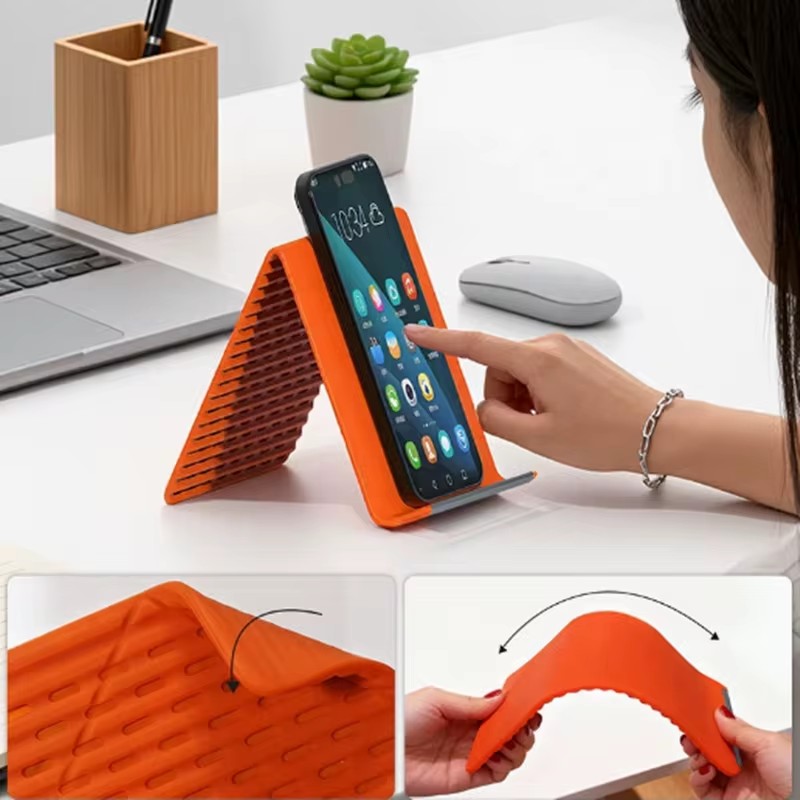 Laptop Stand - Flexible Foldable Silicone Phone Holder Portable