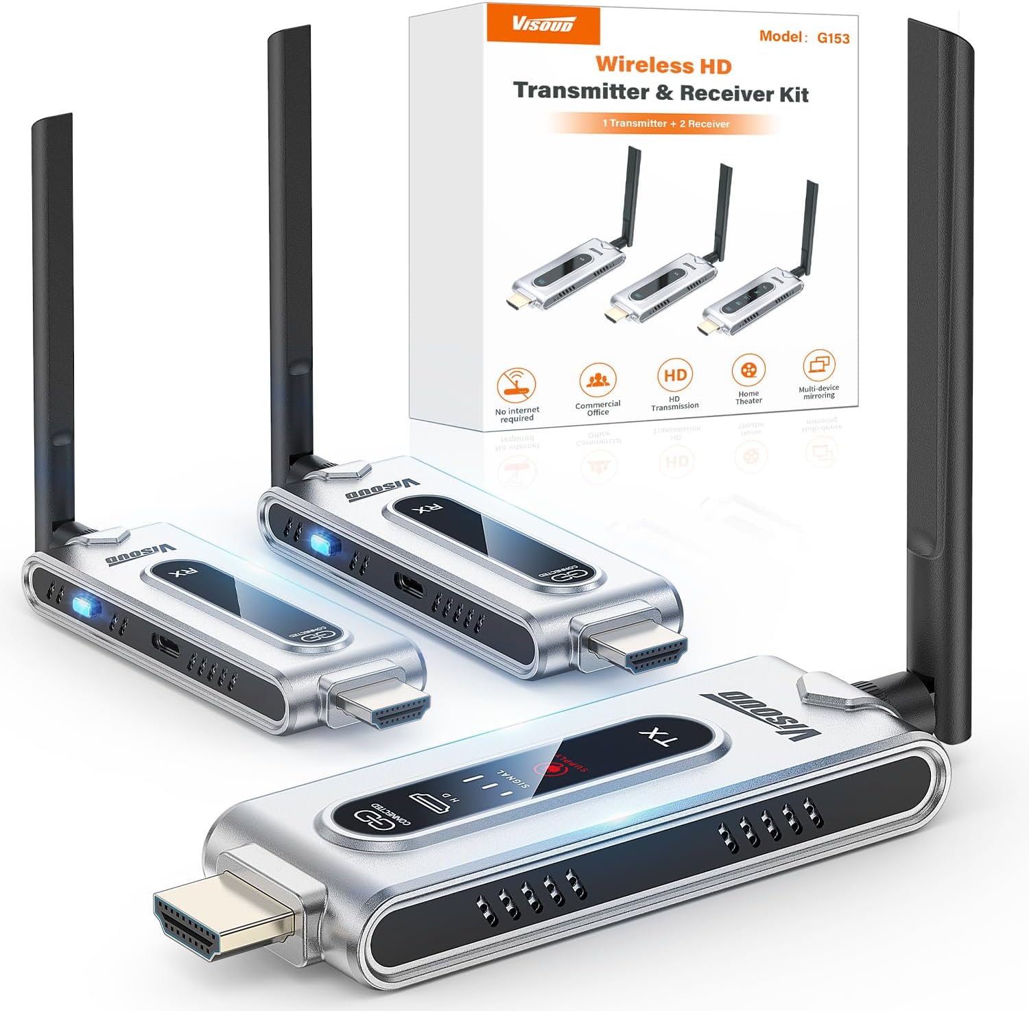 Wireless HDMI Transmitter and  - Hdmi Cable recension och pris
