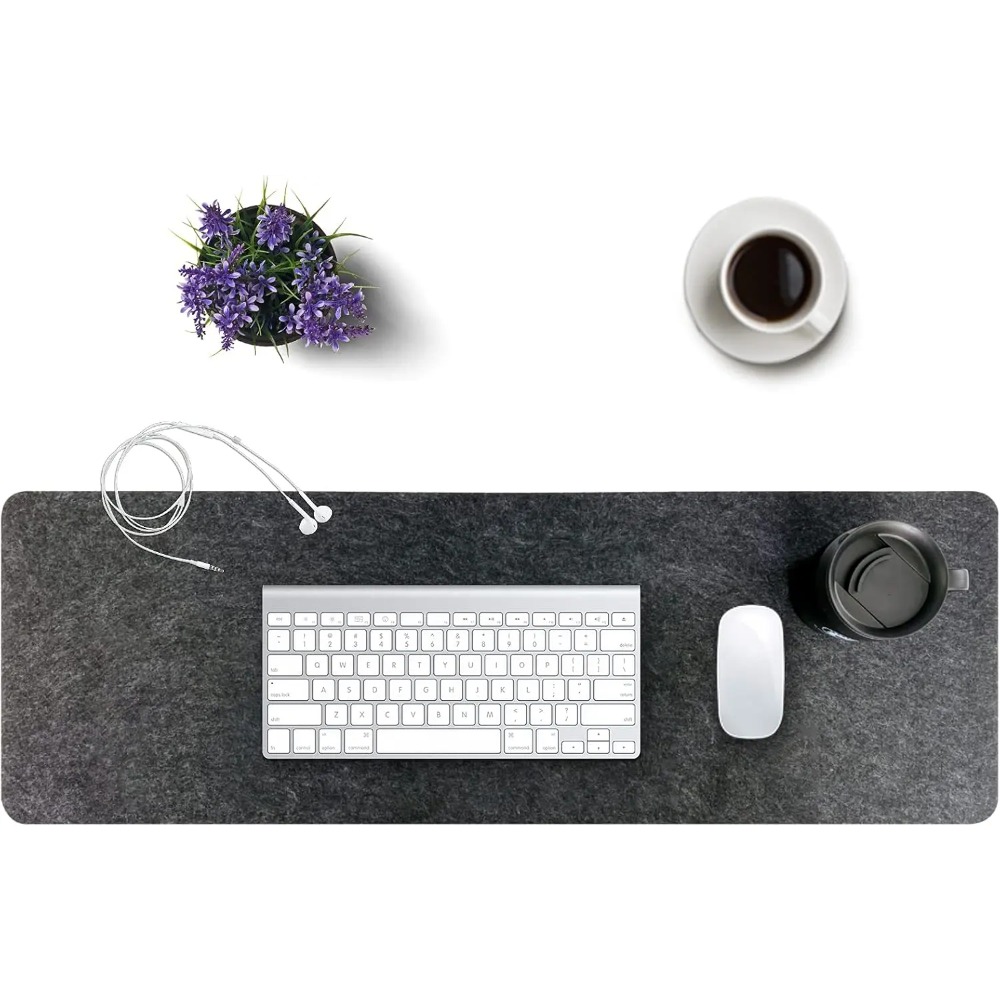 Felt Desk Mat Computer Mat for - Keyboard Cover recension och pris