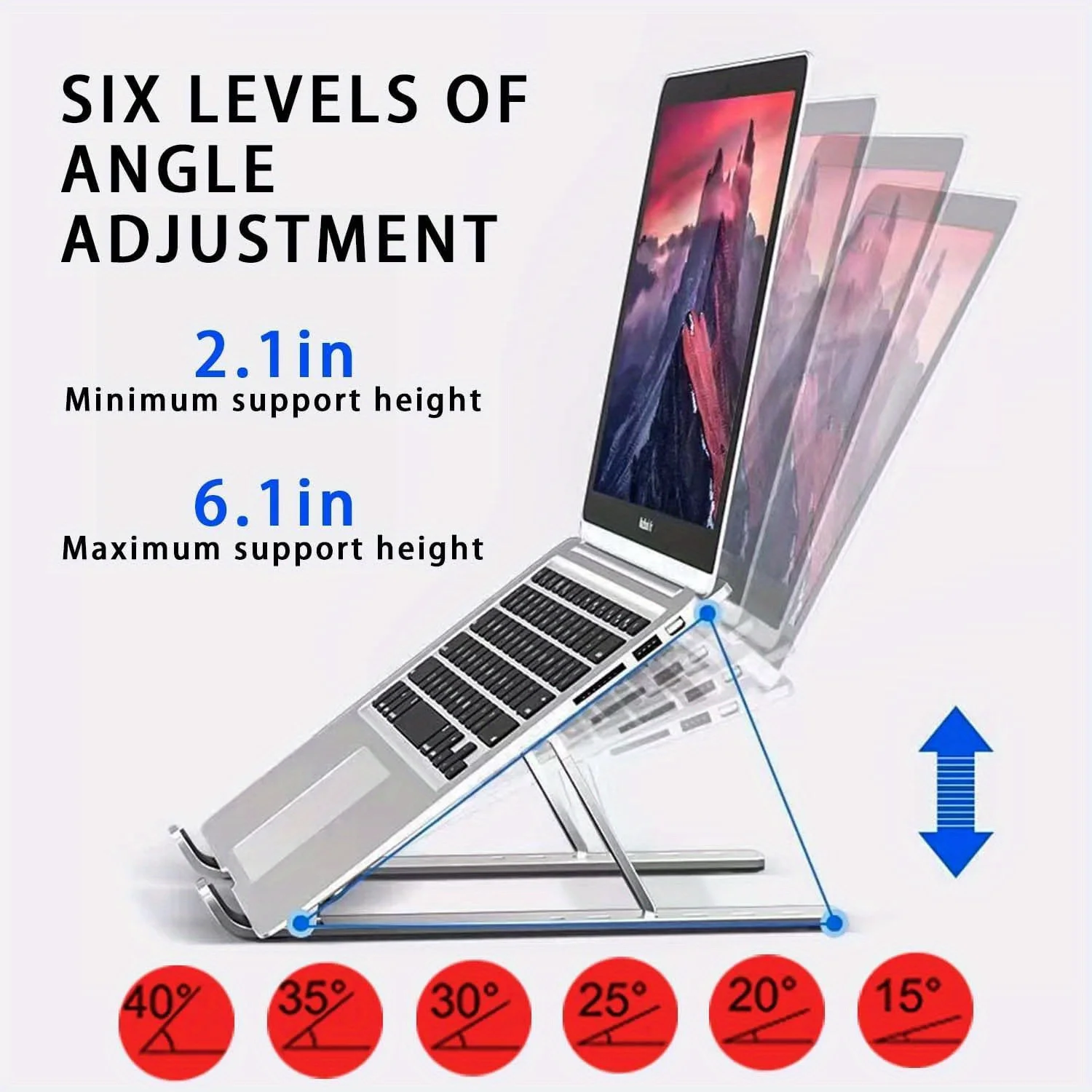 Adjustable Aluminum Laptop Sta - Laptop Cooling Pad recension och pris
