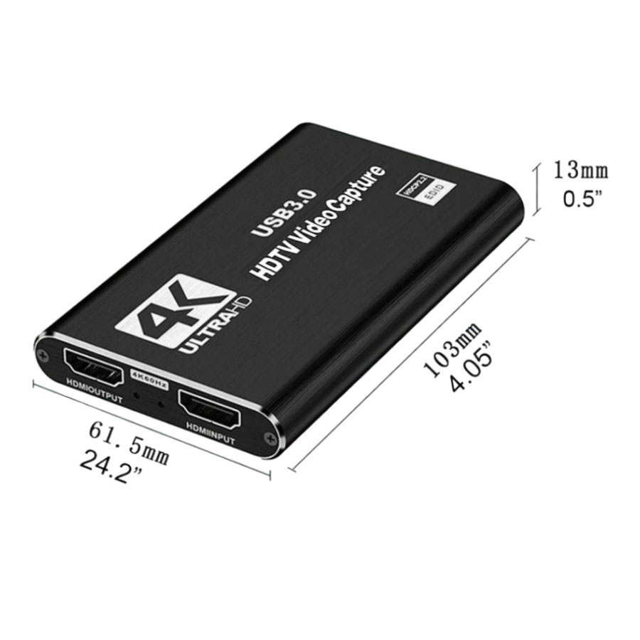 4K USB 3.0 Video Capture Card  - Hdmi Cable recension och pris