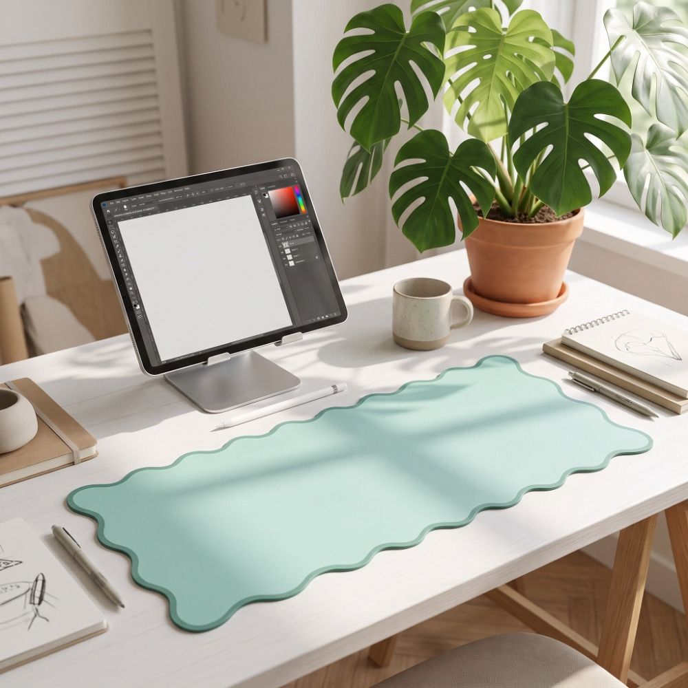 Sweet PU Leather Desk Pad Non  - Keyboard Cover recension och pris