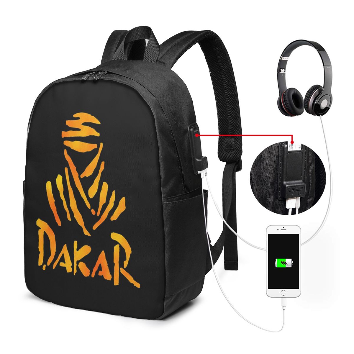 Dakar Rally Motorcycle Backpac - Laptop Bag recension och pris