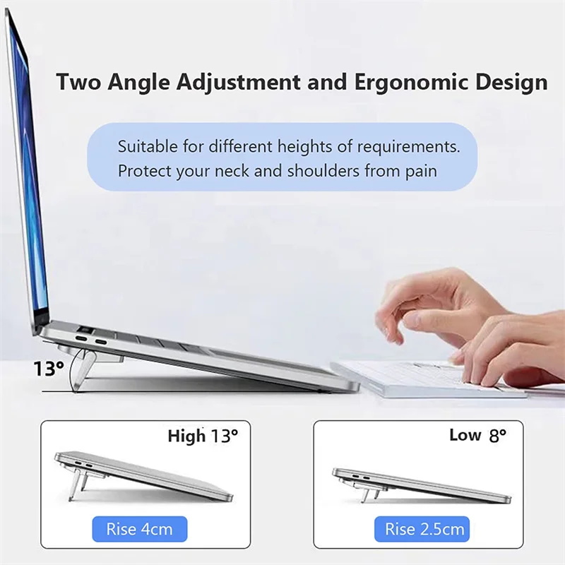 Adjustable Folding Laptop Stan - Laptop Stand recension och pris