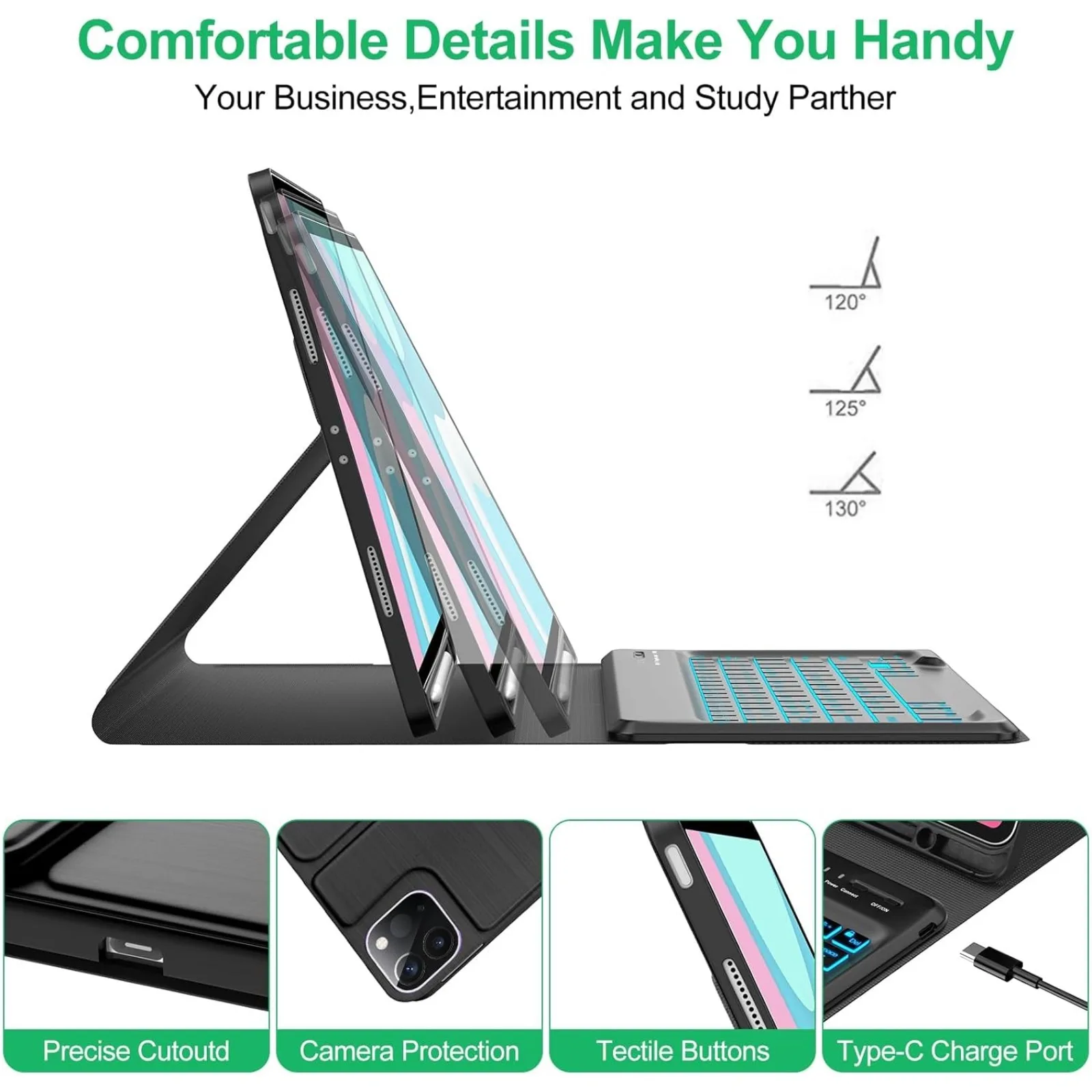 Keyboard Case & Mouse for iPad - Keyboard Cover recension och pris