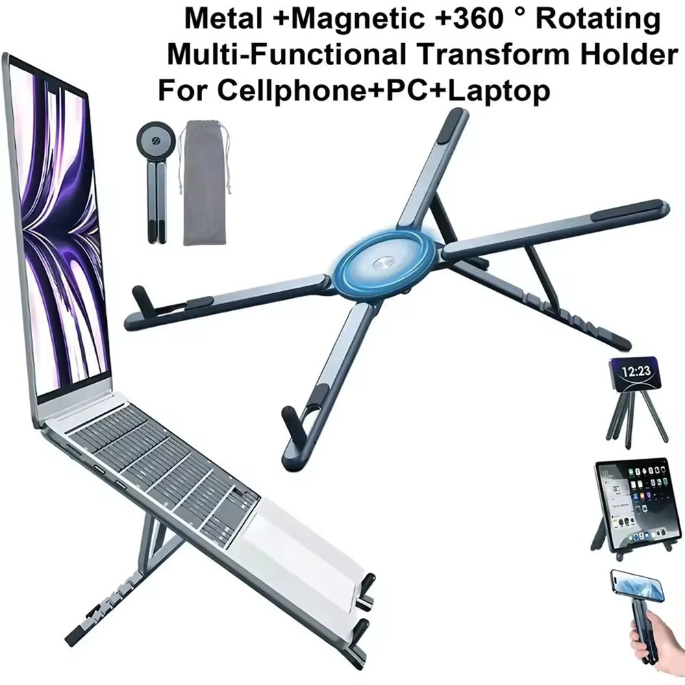 Portable Magnetic Phone Holder - Laptop Stand recension och pris