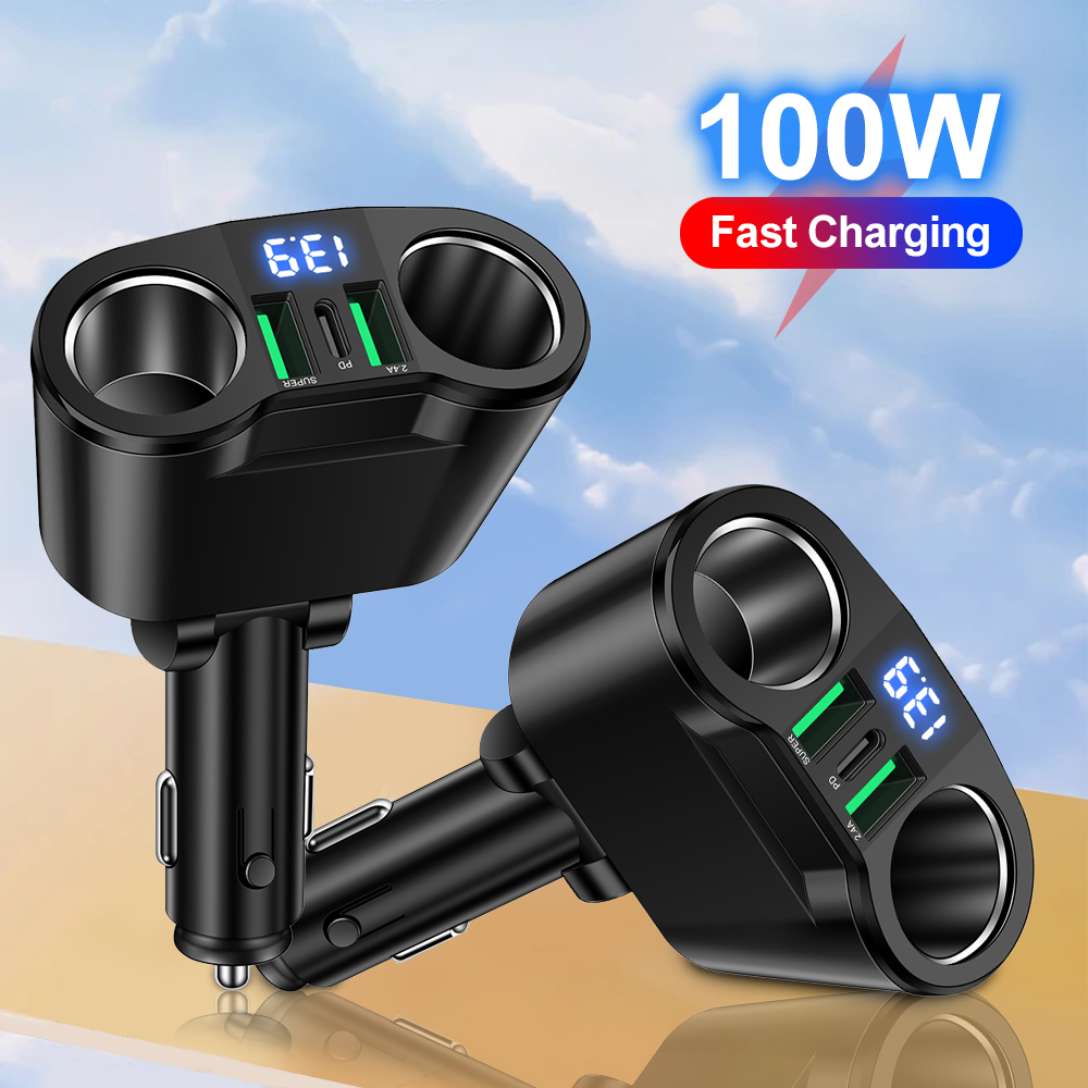 USB Car Charger Adapter Type C - Usb C Hub recension och pris