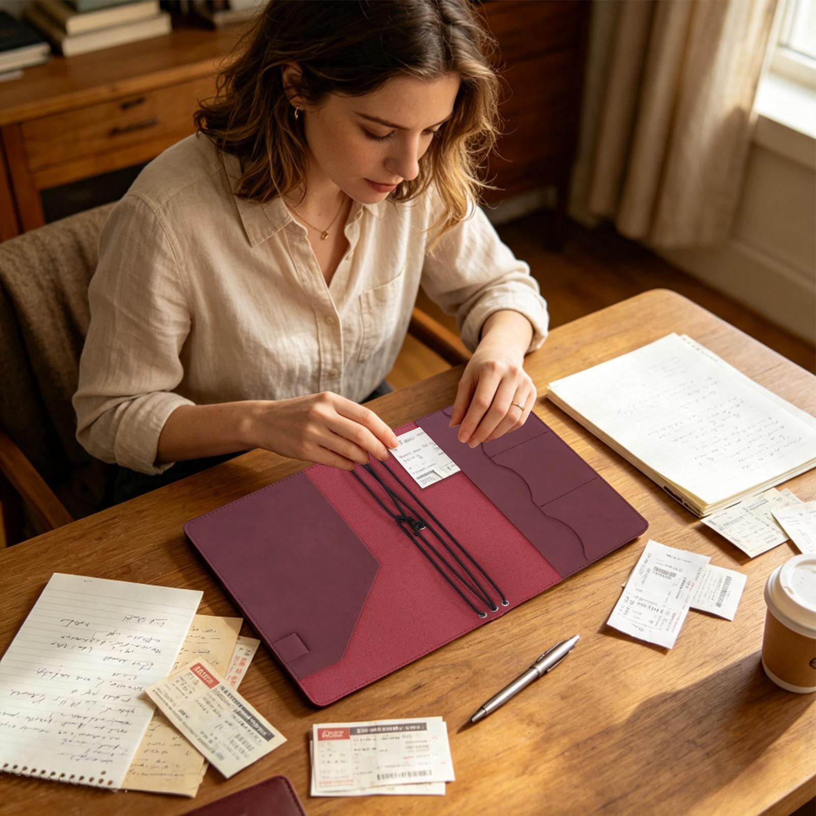 Leather A5 Notebook Cover Mult - Laptop Sleeve recension och pris