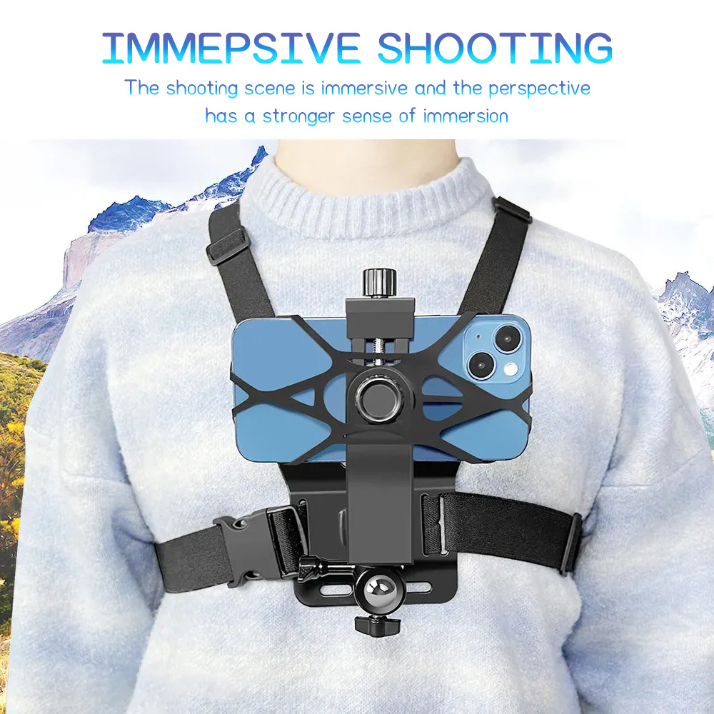Chest Mount Phone Strap Holder - Laptop Stand recension och pris